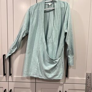 J. Jill Soft Blue Knit Sweater